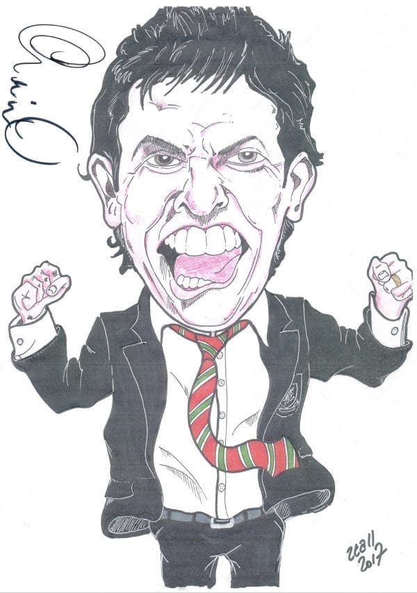 Chris Coleman Caricature